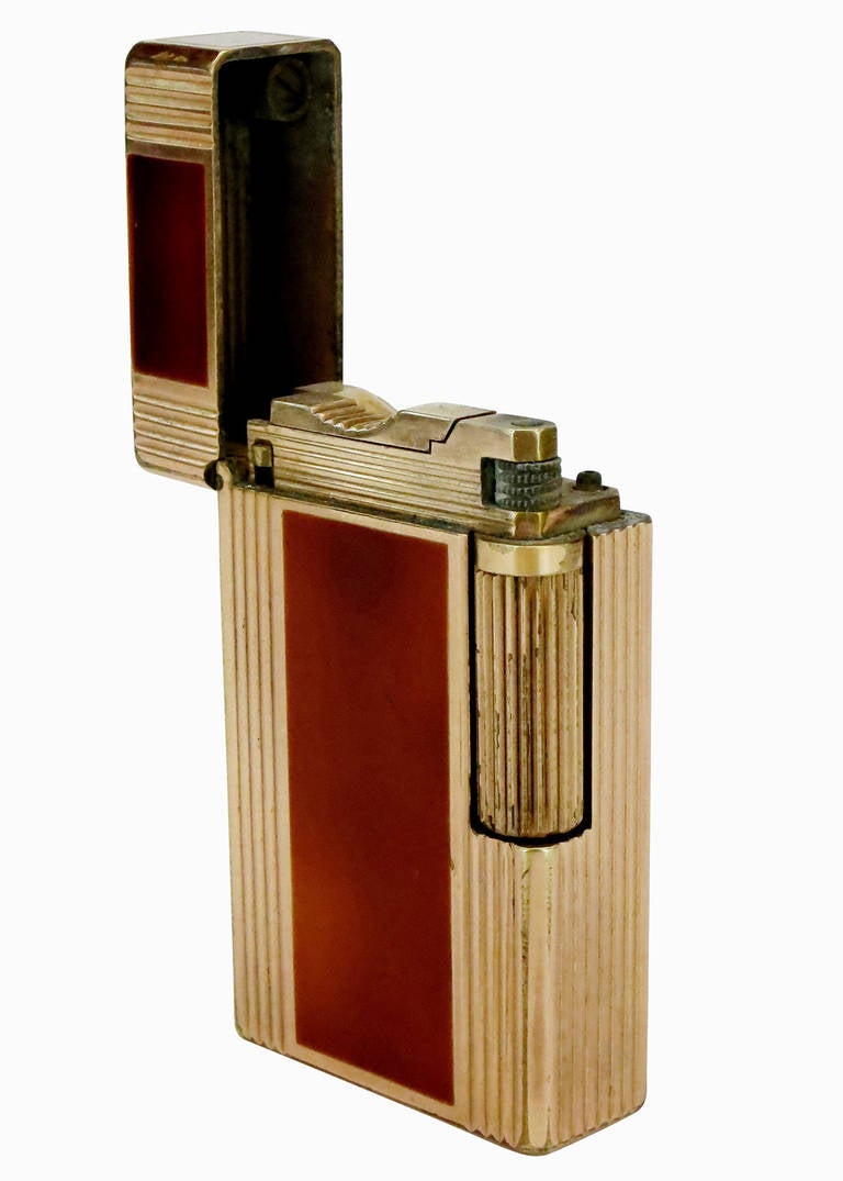 French S.T. Dupont Line 1 Pocket Lighter