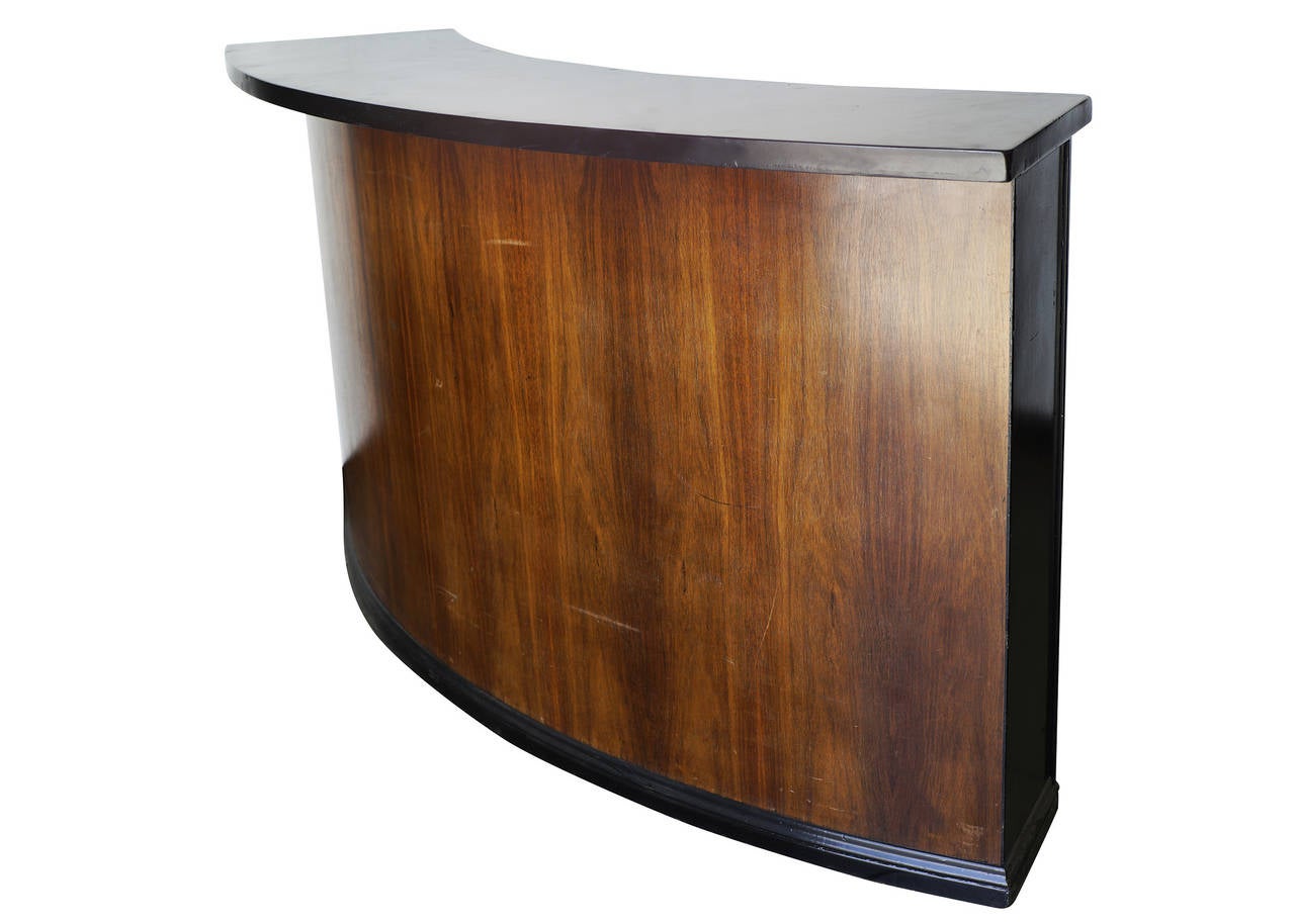 curved bar table