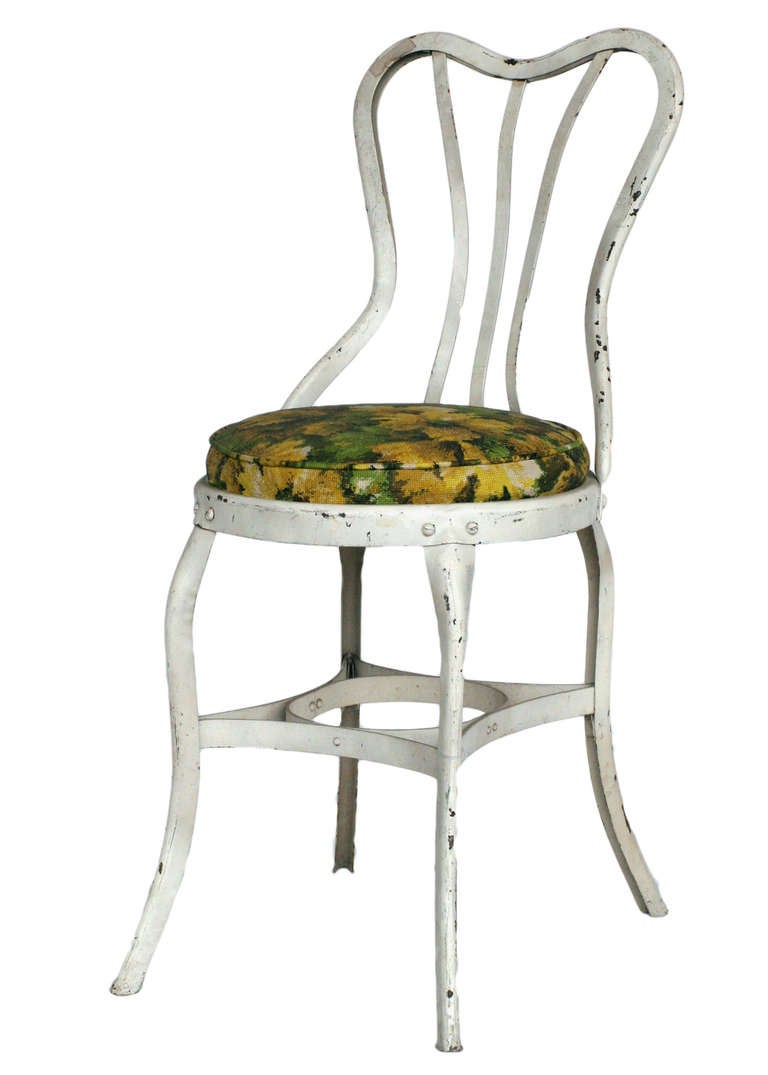 Rustic Uhl Art Chair by Toledo Metal, set of 5 In Good Condition In Van Nuys, CA