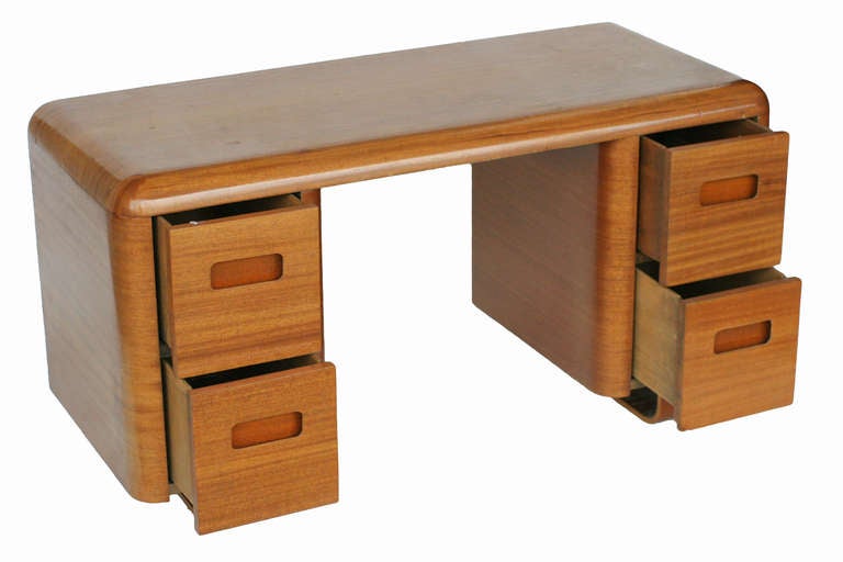 Mid-Century Modern Plymodern Desk/ Vanity by Paul Goldman