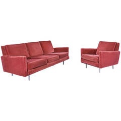 Sofa and Lounge Chair Set by George Nelson for Herman Miller