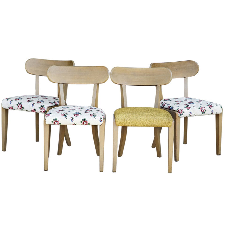 Quatre chaises de salle à manger Edward Wormley Precedent de Drexel 239-4 8 disponibles