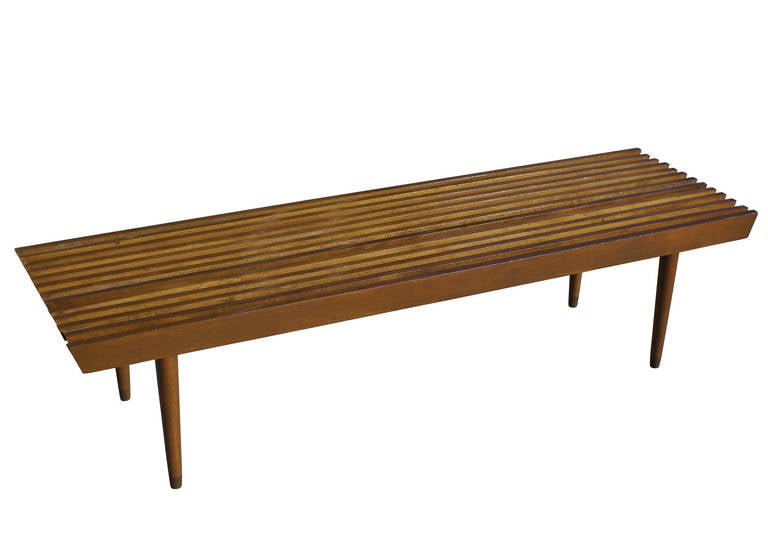 george nelson style bench