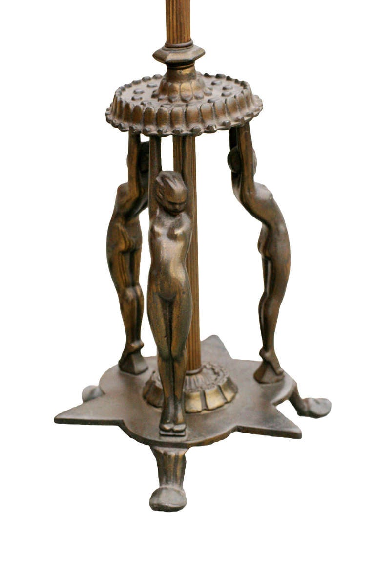 American Rare Frankart Figural Floor Lamp