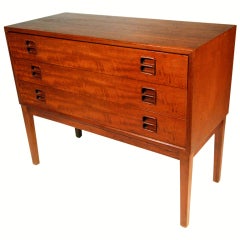 Petite Danish Modern Chest of Drawers