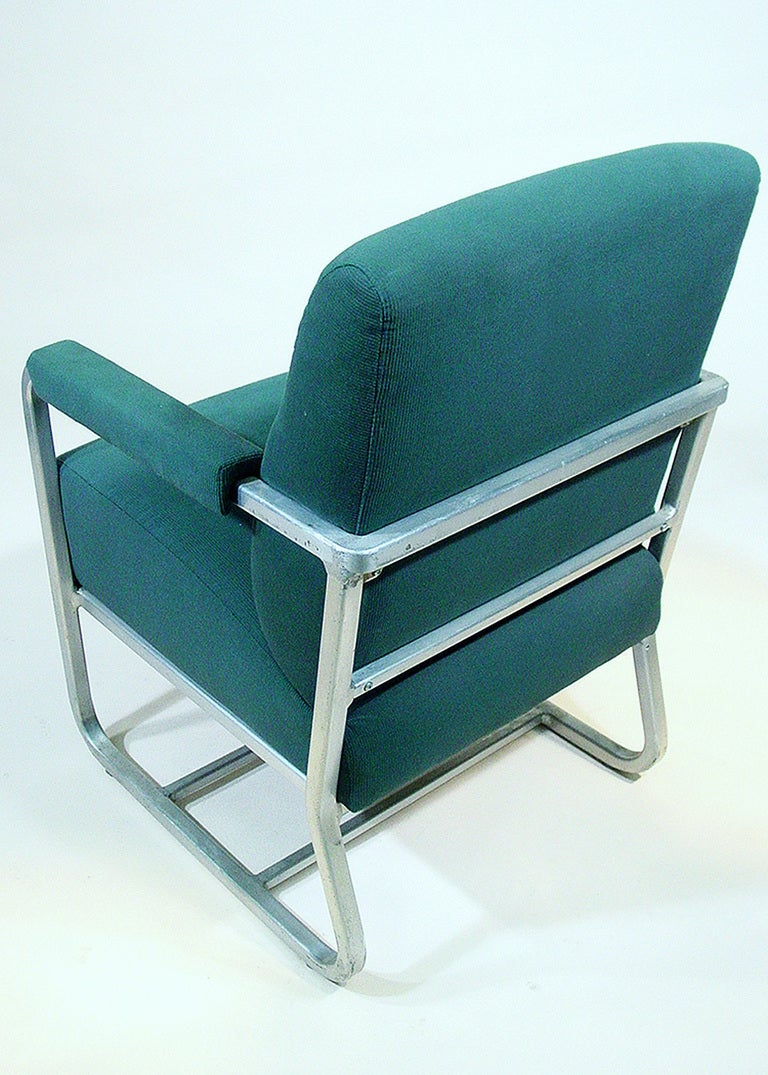 Aluminum Pullman Passenger Train Railroad Lounge Chair **Saturday Sale