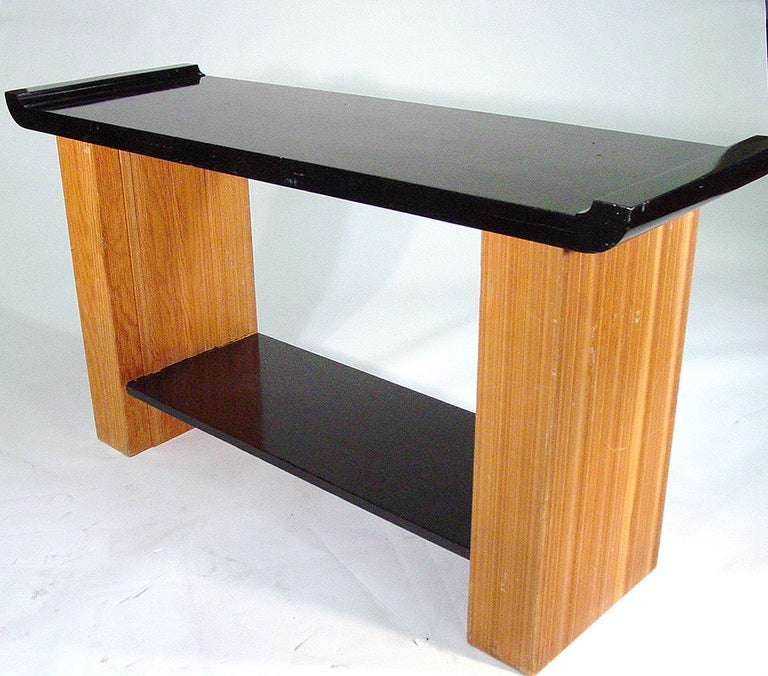 Mid-Century Modern Paul Frankl Console Table for Johnson Furniture