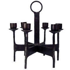 Candlestick holder in the style of Van Keppel and Green