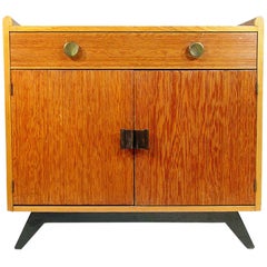 Paul Frankl Combed Wood Cabinet for Brown Saltman