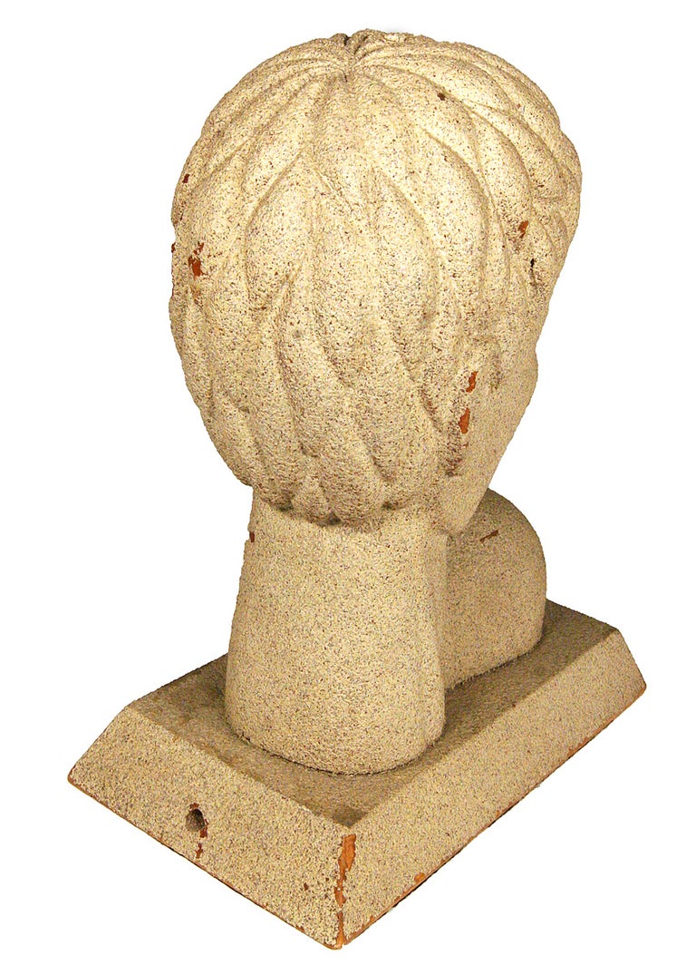 MidCentury Modern Hawaiian Male and Female Bookends, Pair For Sale at 1stdibs