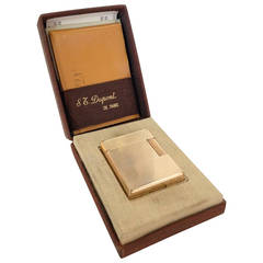 Used S.T. Dupont Line 1 Pocket Lighter in box  ** Saturday Sale **