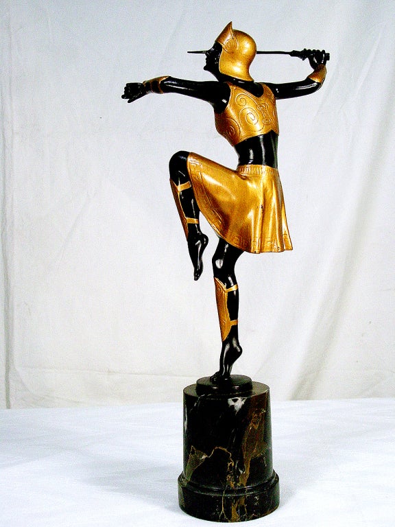 Dear Customer, I have marked many of my items for the 1stdibs Saturday Sale, take a look and save from 20% to 50% now. Take a look at all of these items; https://goo.gl/hNLz4x

This engaging bronze statue from the 1920s by Josef Lorenzl (1892-1950)