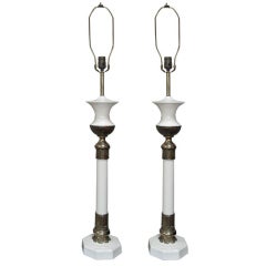 Hollywood Regency Stiffel Table Lamps, Pair **Saturday Sale**