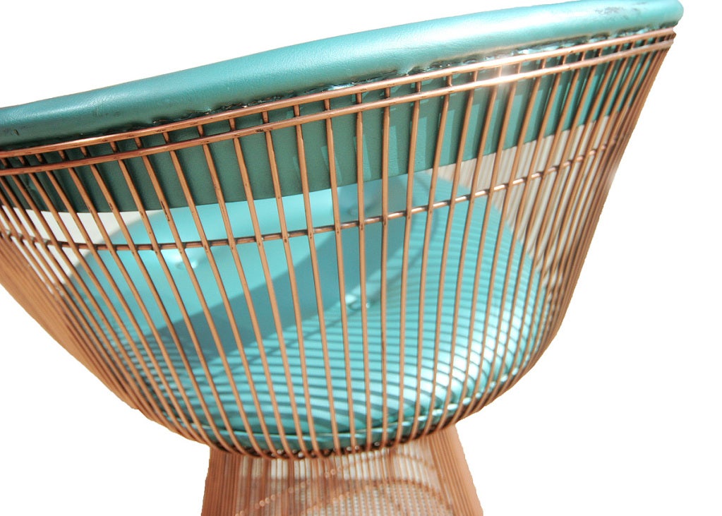 Mid-20th Century Extremely Rare Polished Copper Armchairs by Warren Platner for Knoll c.1969