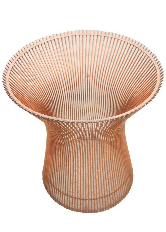 Mid-Century Modern Extremely Rare Polished Copper Side Table by Warren Platner for Knoll c.1969