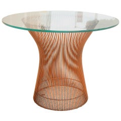 Vintage Extremely Rare Polished Copper Side Table by Warren Platner for Knoll c.1969