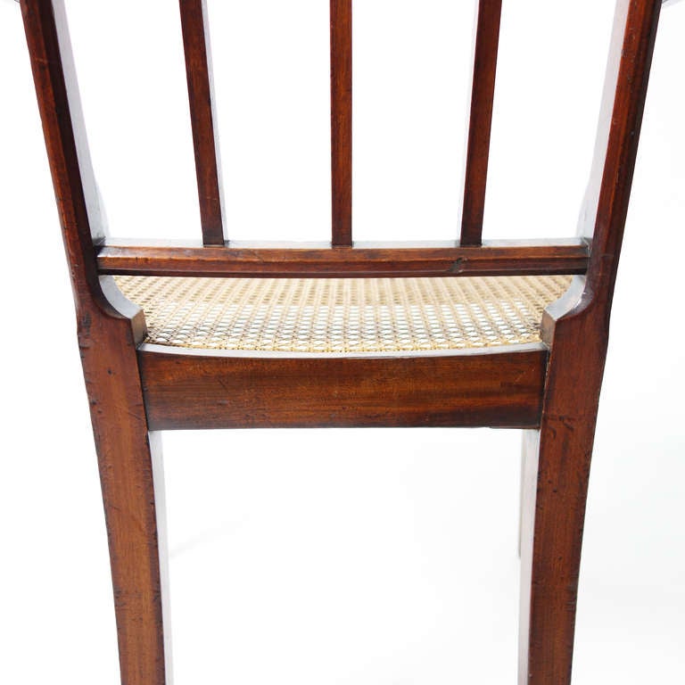 George III Caned-Seat Armchair 1