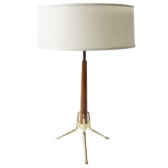 Mid-Century Lightolier Table Lamp by Gerald Thurston