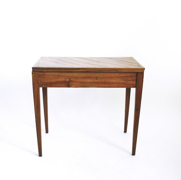 Italian Neoclassical Walnut Games Table