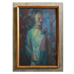 Vintage Earl Kerkam "Self-Portrait No. 4"