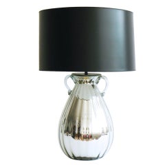 Monumental Venetian Mercury Glass Lamp