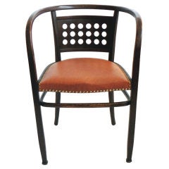 Otto Wagner Beechwood Arm Chair