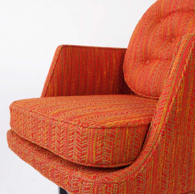 Mid-20th Century Swivel Armchair by Edward Wormley for Dunbar For Sale