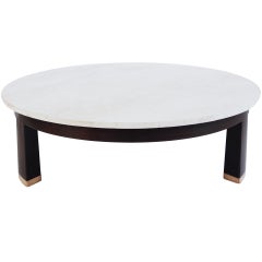 Edward Wormley Low Coffee Table with Travertine Top