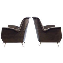 Pair of Italian Modern Armchairs