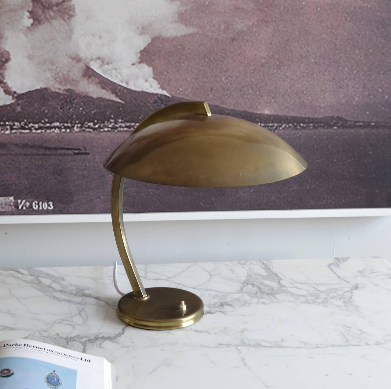 French Art Deco Desk Lamp