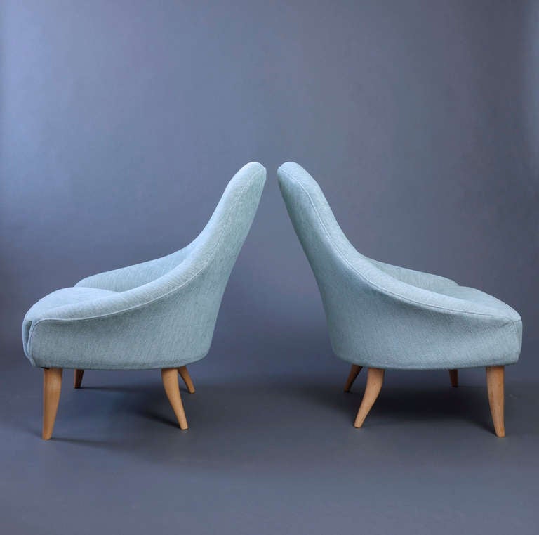 20th Century Pair of Lilla Eva Chairs by Kerstin Horlin-Holmquist for Nordiska Companiet
