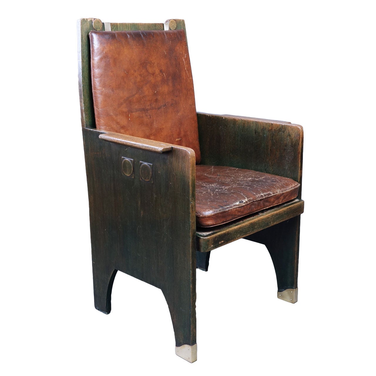 Portois & Fix Armchair attributed to Josef Hoffmann