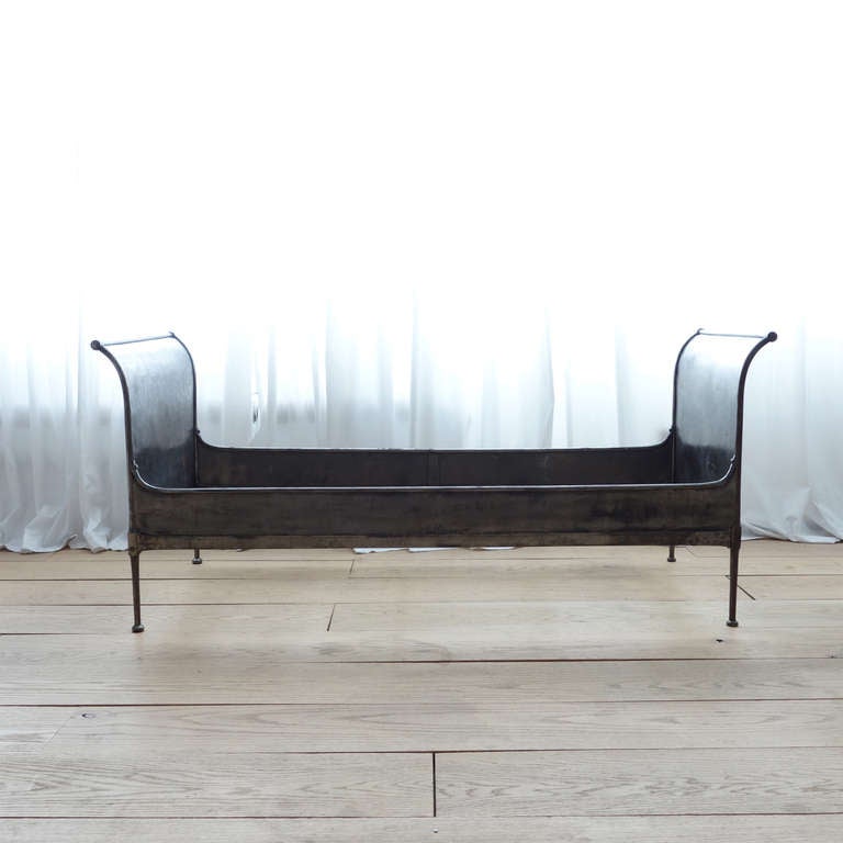 French 19th Century Steel Daybed