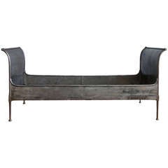 Antique 19th Century Steel Daybed