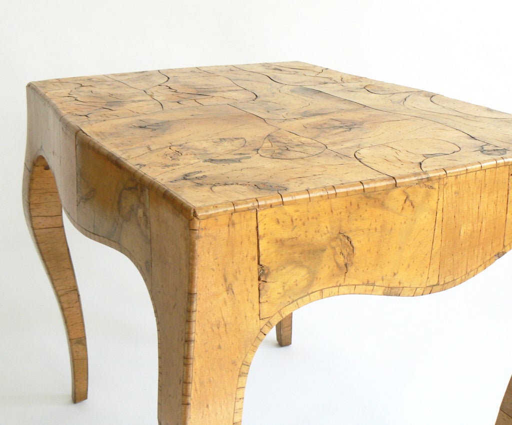 Italian Oyster Burl Wood Low Table 1