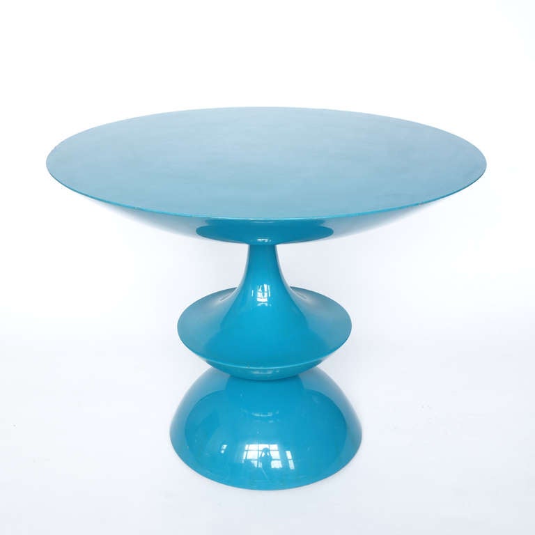 Danish Rare Nanna Ditzel Lacquered Fiber Glass Table