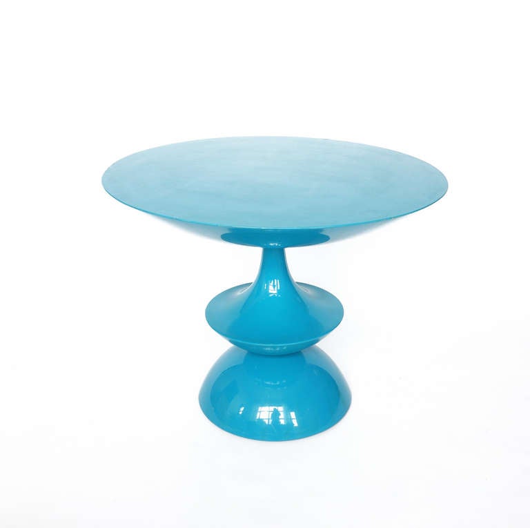 Rare Nanna Ditzel Lacquered Fiber Glass Table In Good Condition In New York, NY