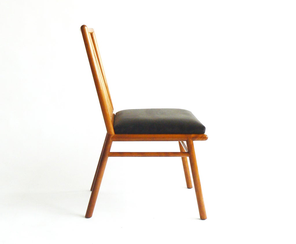Mid-20th Century A Set of Four T. H. Robsjohn Gibbings Chairs For Sale