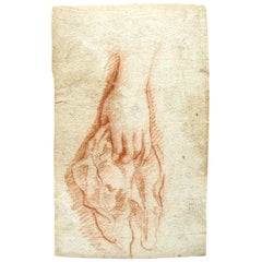 Study of a Lady's Hand Holding a Handkerchief