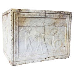 Carved Marble Planter 2