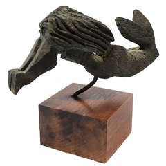 Bronze Female Nude Sculpture By Paolo Soleri 1