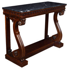 George IV Rosewood Console Table