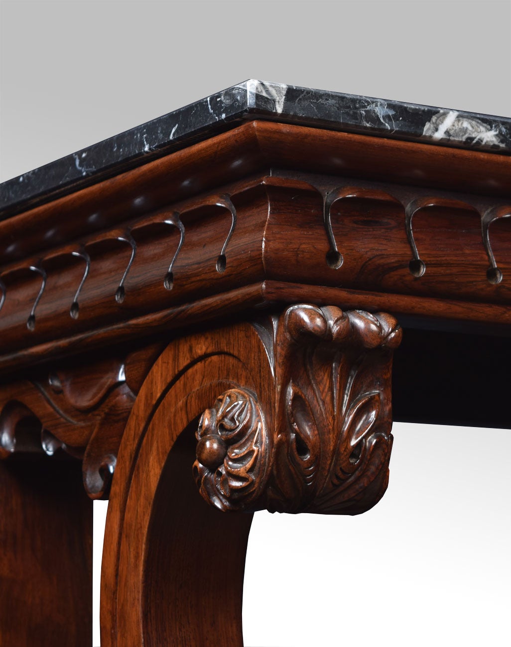 British George IV Rosewood Console Table