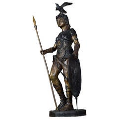 Large Cast Bronze Figure of Boudicca