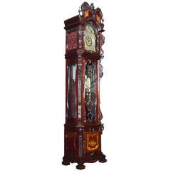 Extremely Large Exhibition Quality Tubular Chiming Longcase Clock 8