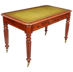 Mahogany Two Drawer Writing Table
