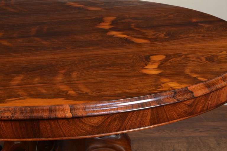 Victorian Rosewood Breakfast Table In Excellent Condition In Cheshire, GB