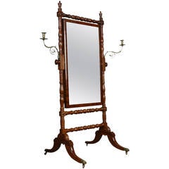 Regency Cheval Mirror