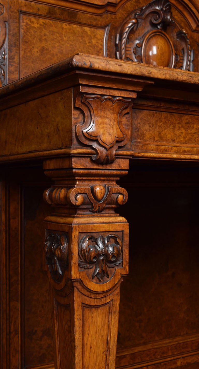 Renaissance Style Pollard Oak Serving Table or Buffet 2