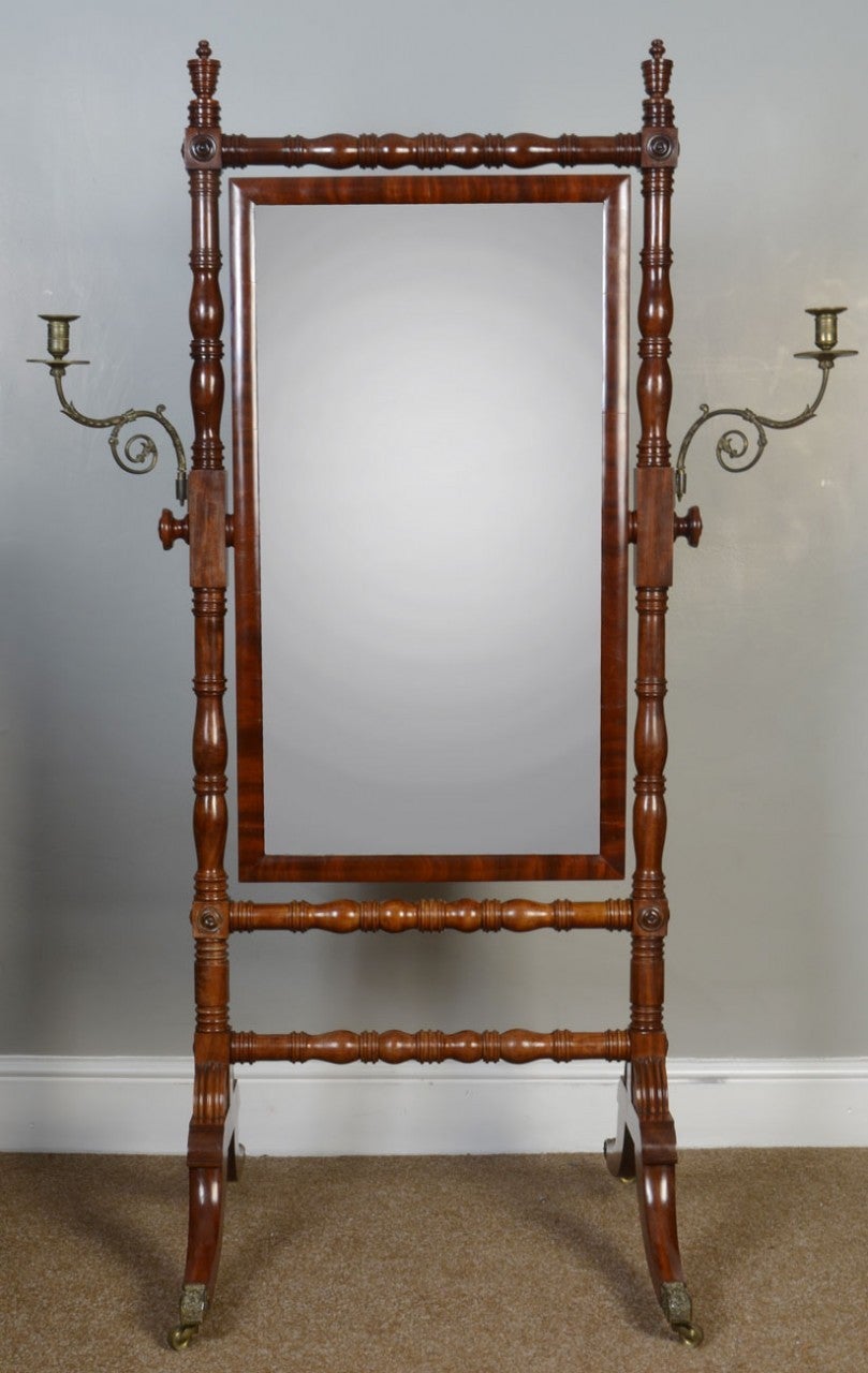 Regency Cheval Mirror